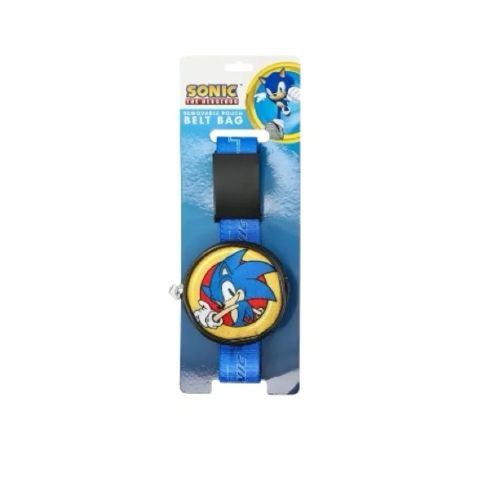 Sonic the Hedgehog Blue Kids Belt With Removable Bag